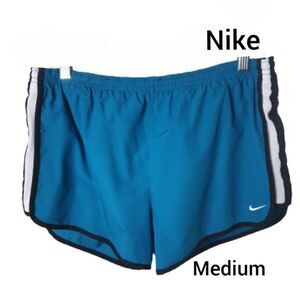 Nike Women's Running Shorts Med Nike Fit Dry Blue 3.5" Athletic Shorts Medium